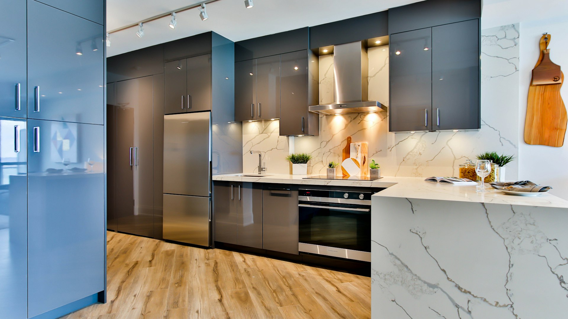 Thermador Microwave in luxury kitchen