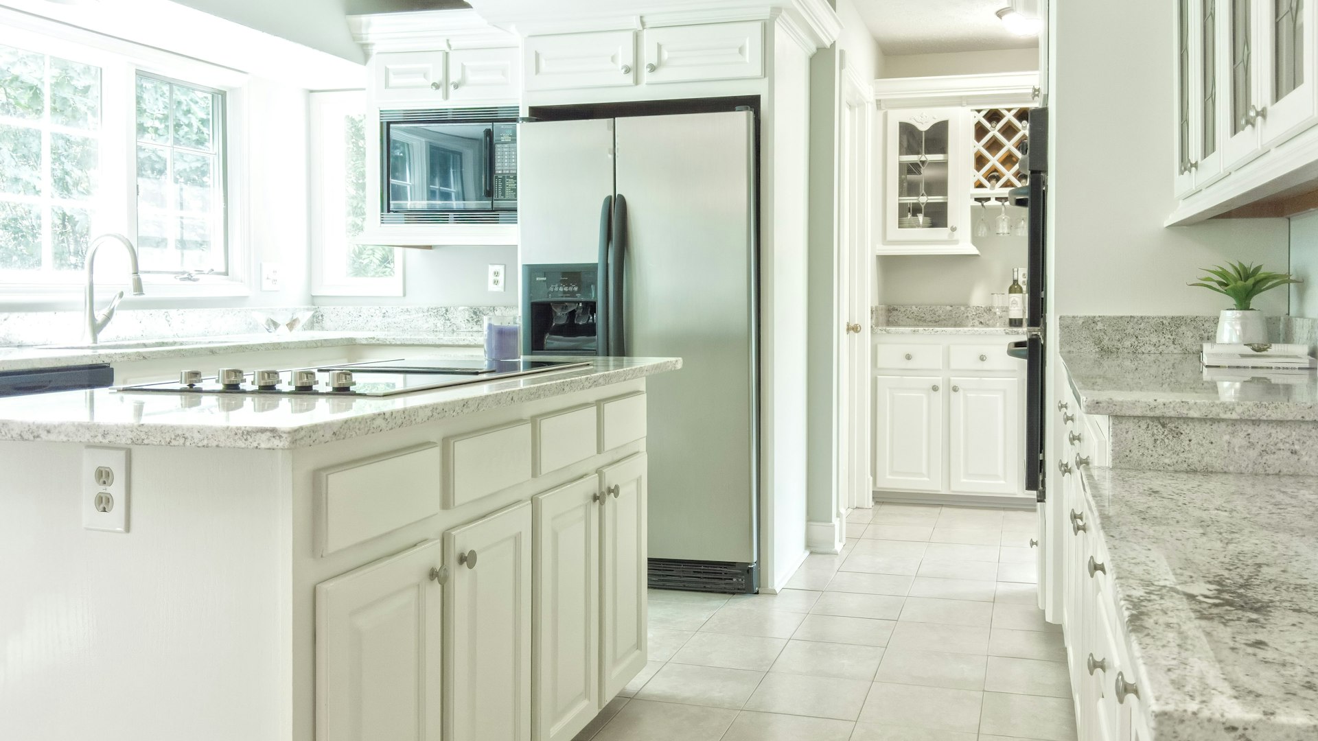 Thermador Wine Cooler in luxury kitchen